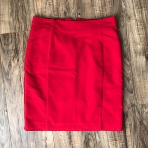 H&M red dress skirt